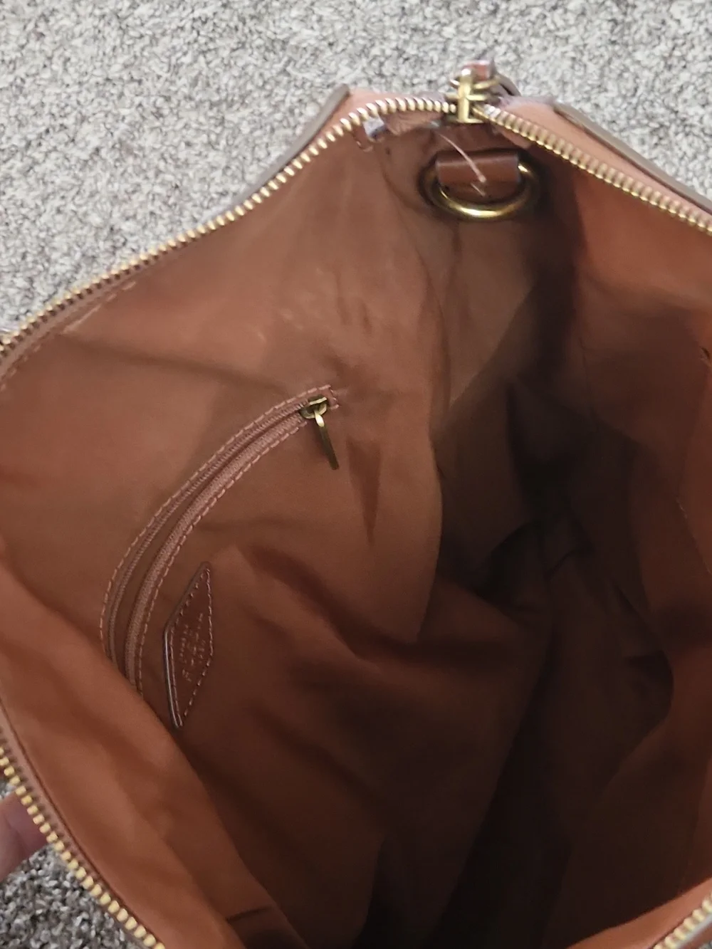 Fossil brown leather
